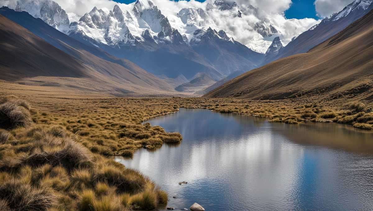 Andean Mountains in Peru