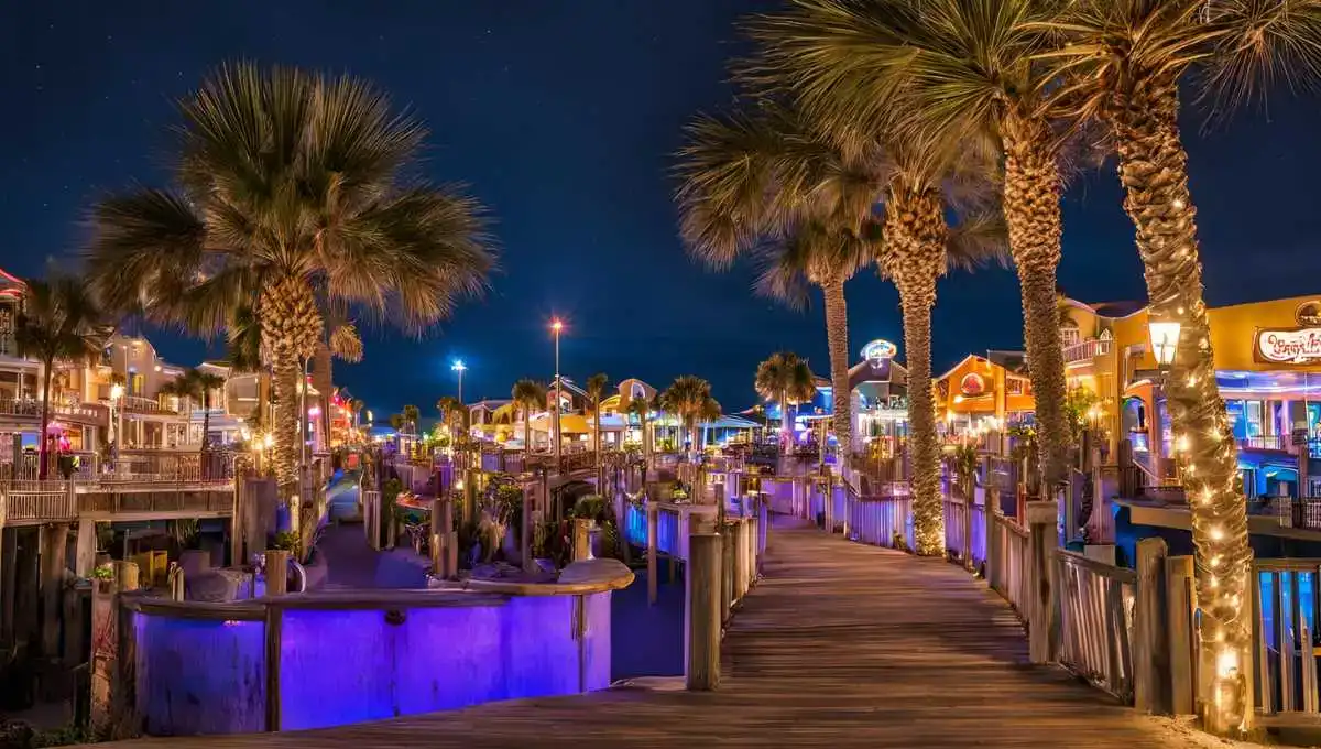 Things to do in Destin at night with family